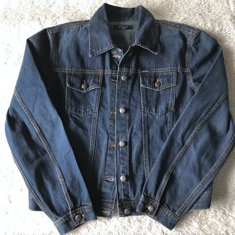 IZOD Dark Denim Jean Jacket Women’s Size Large